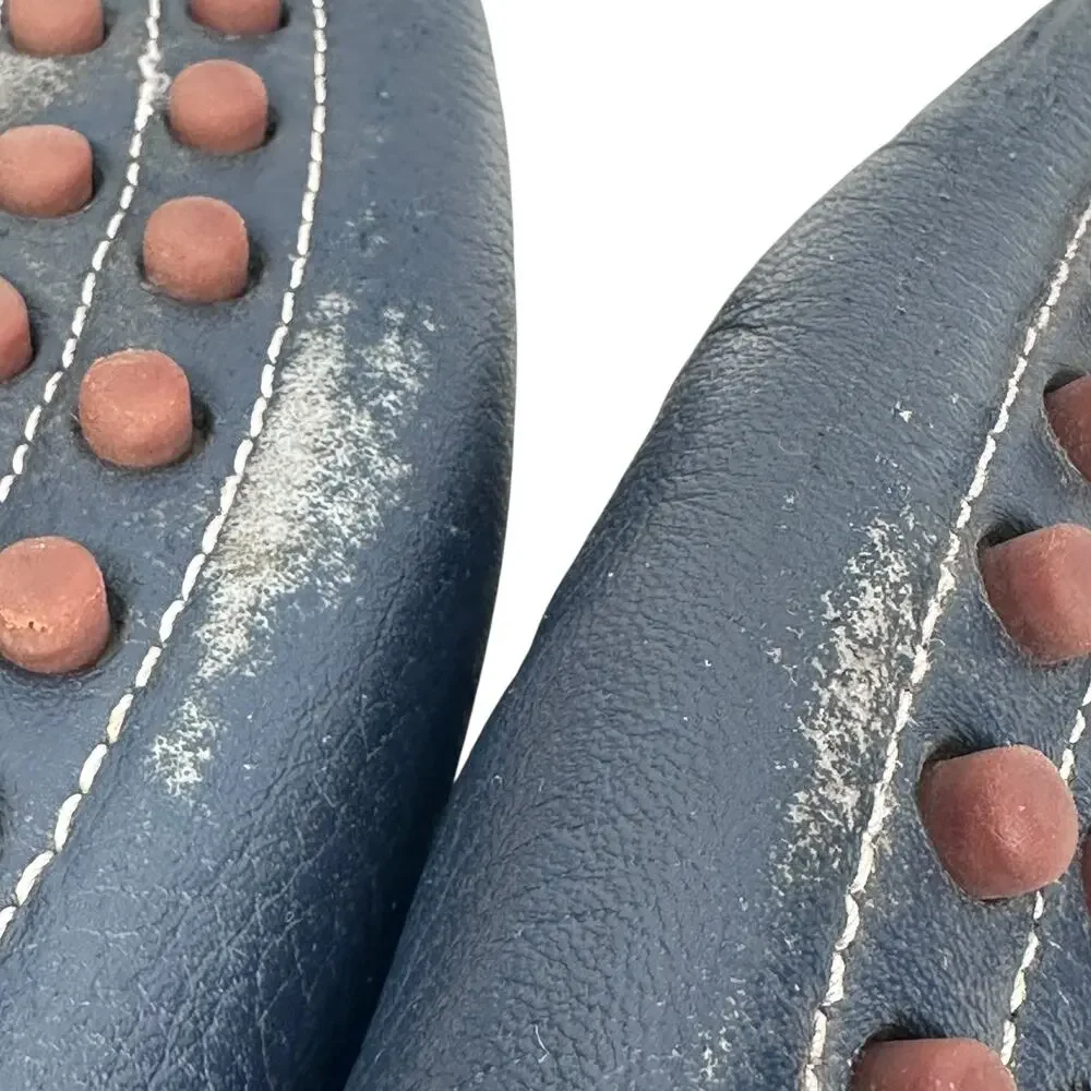 Balmain Paris Penny Loafer Driving Shoes Men’s 44 US 11 Navy Blue Casual Slip-On - Picture 12 of 12